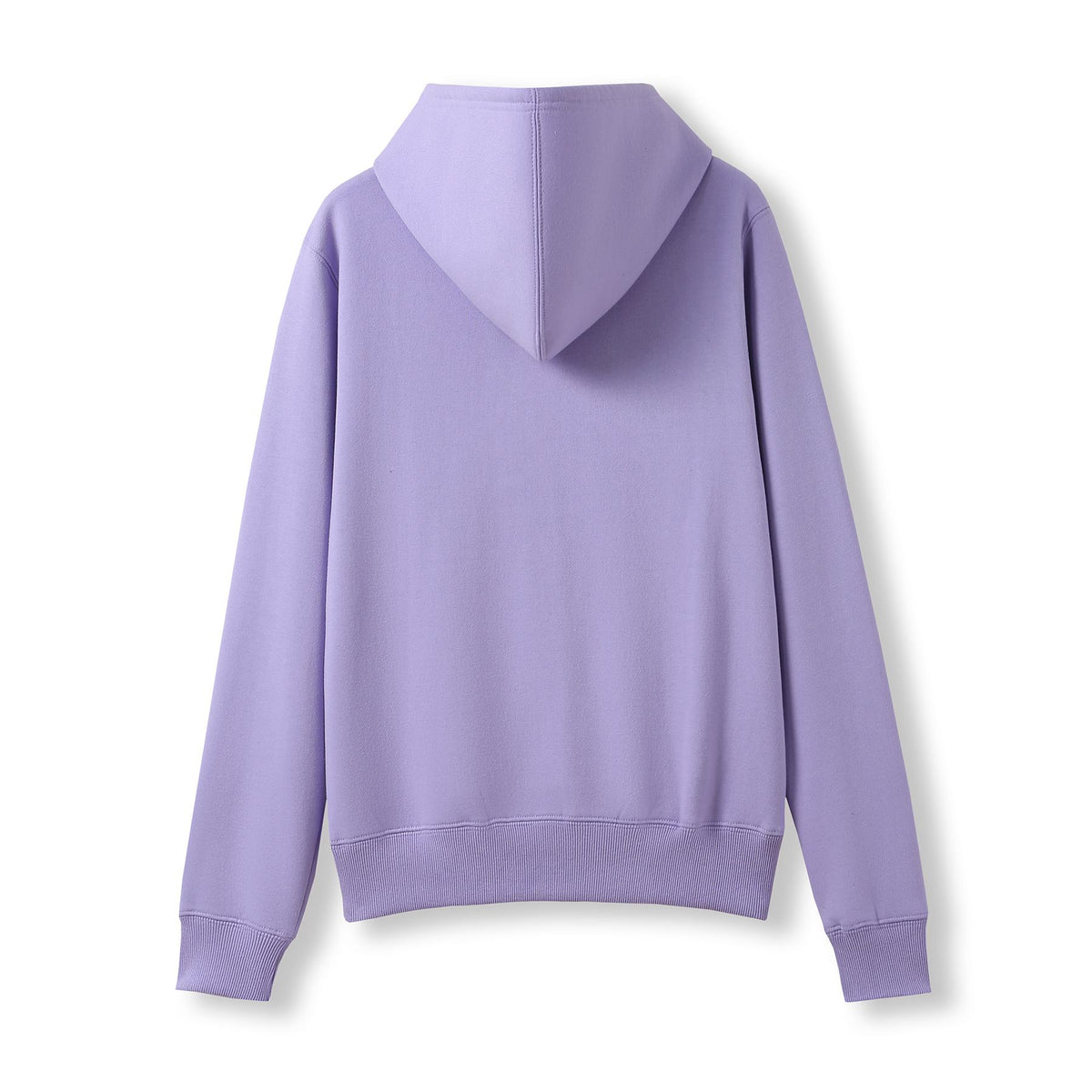 Womens/Juniors Zipper Hoodies with Pocket - Lavender - Back