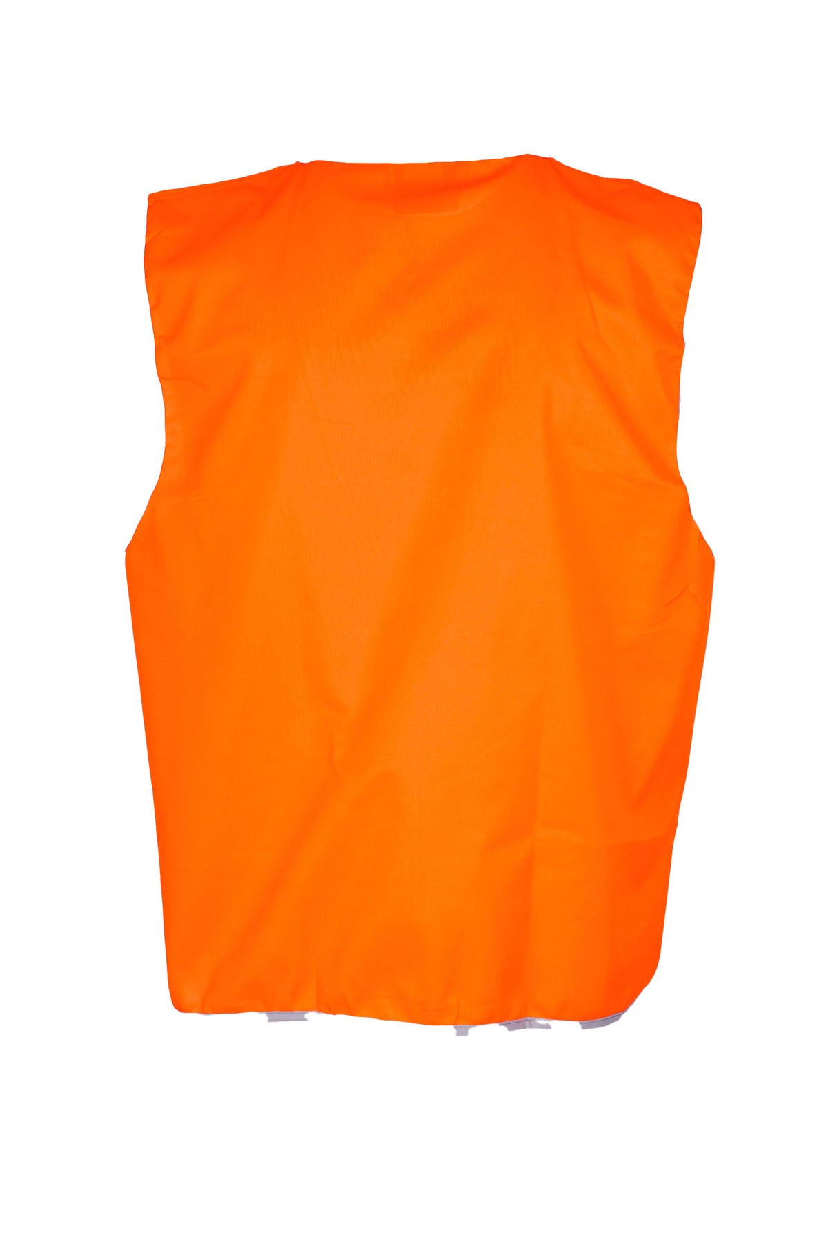 100% Polyeter Vest without reflective tape - Orange - Back