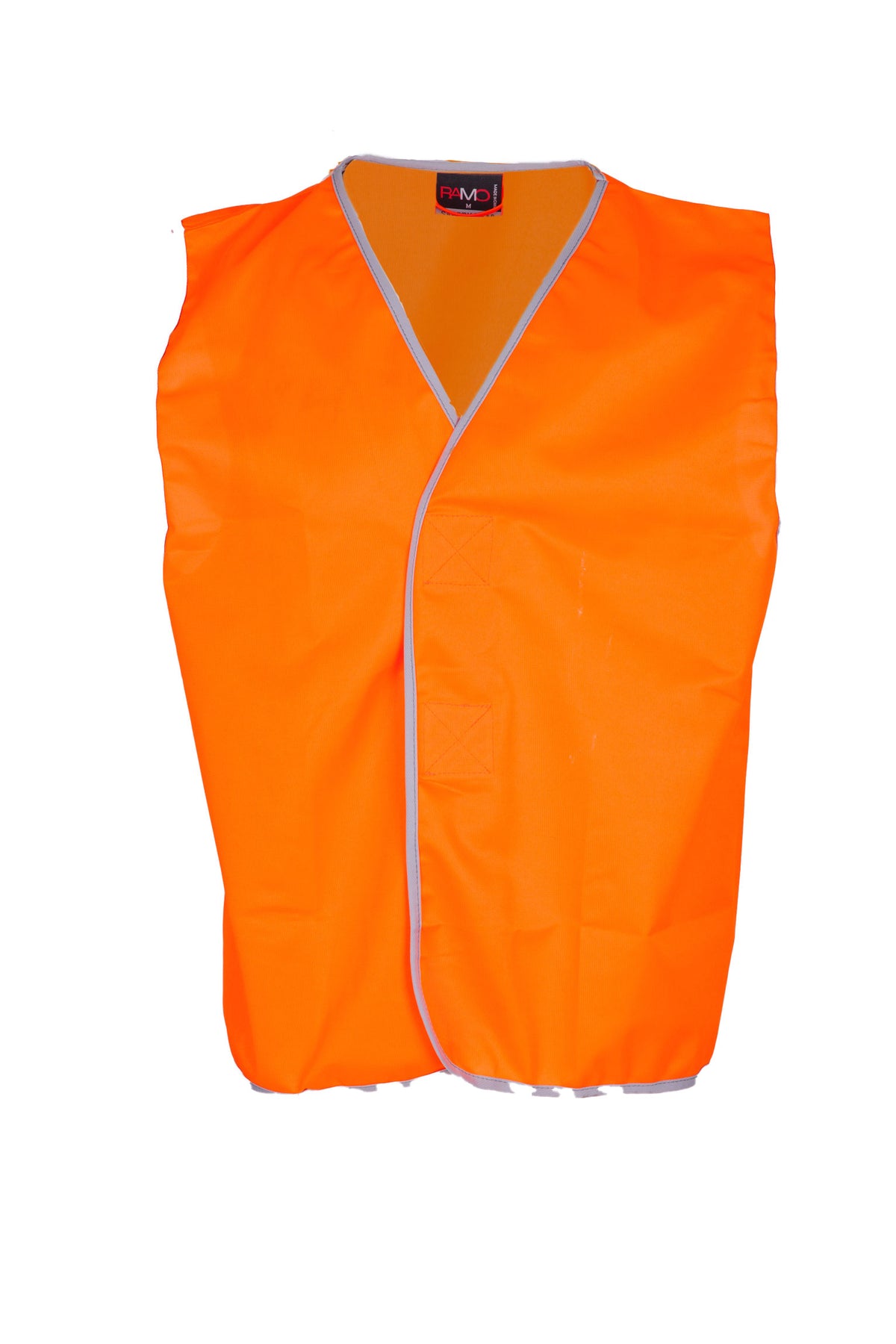 100% Polyeter Vest without reflective tape - Orange - Front