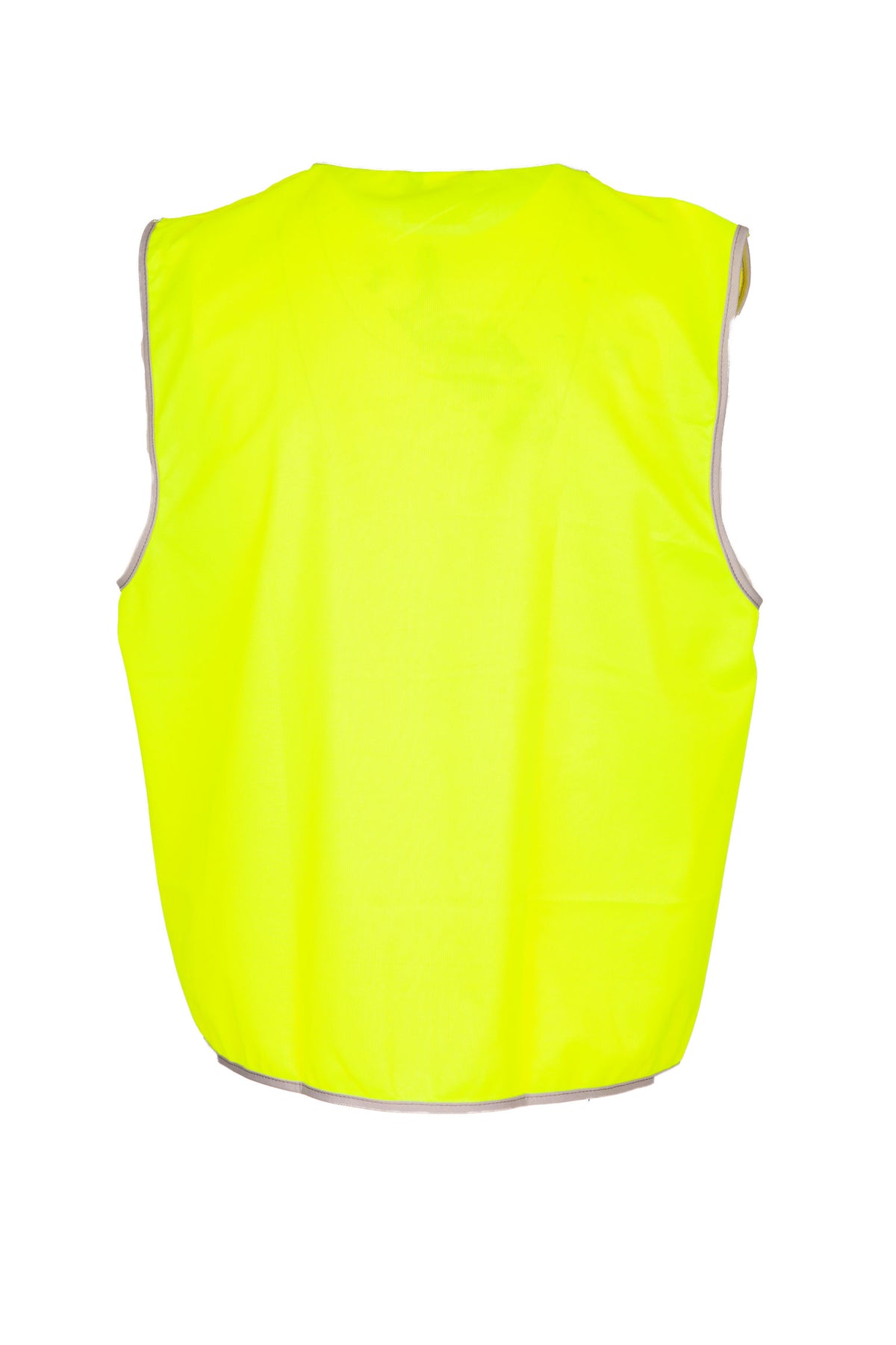 100% Polyeter Vest without reflective tape - Yellow - Back