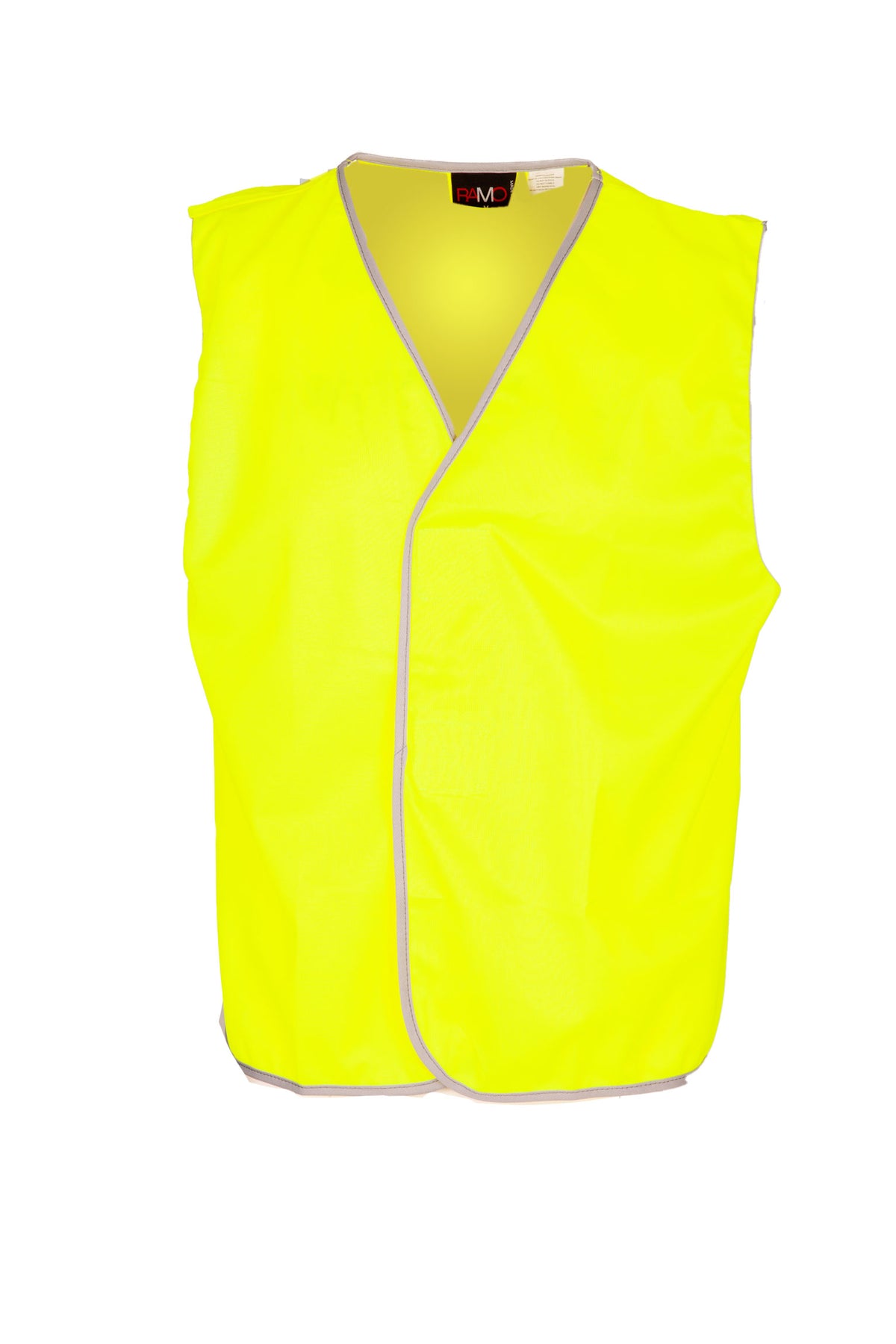 100% Polyeter Vest without reflective tape - Yellow - Front