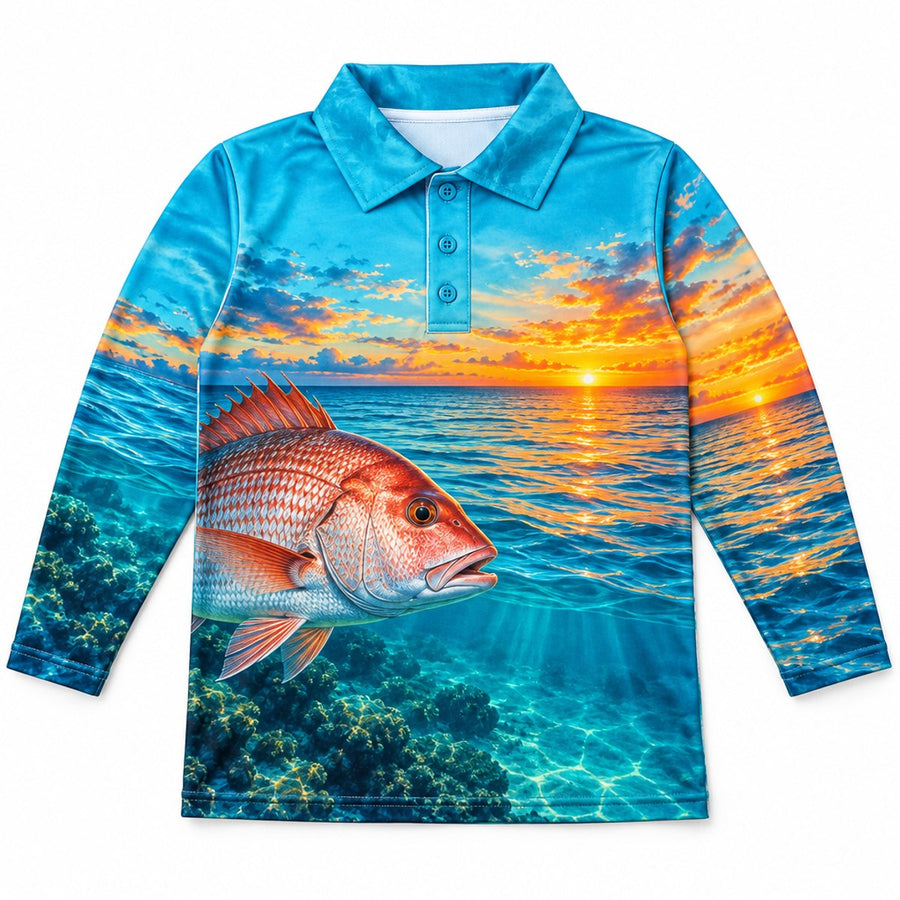 Kids fishing polo